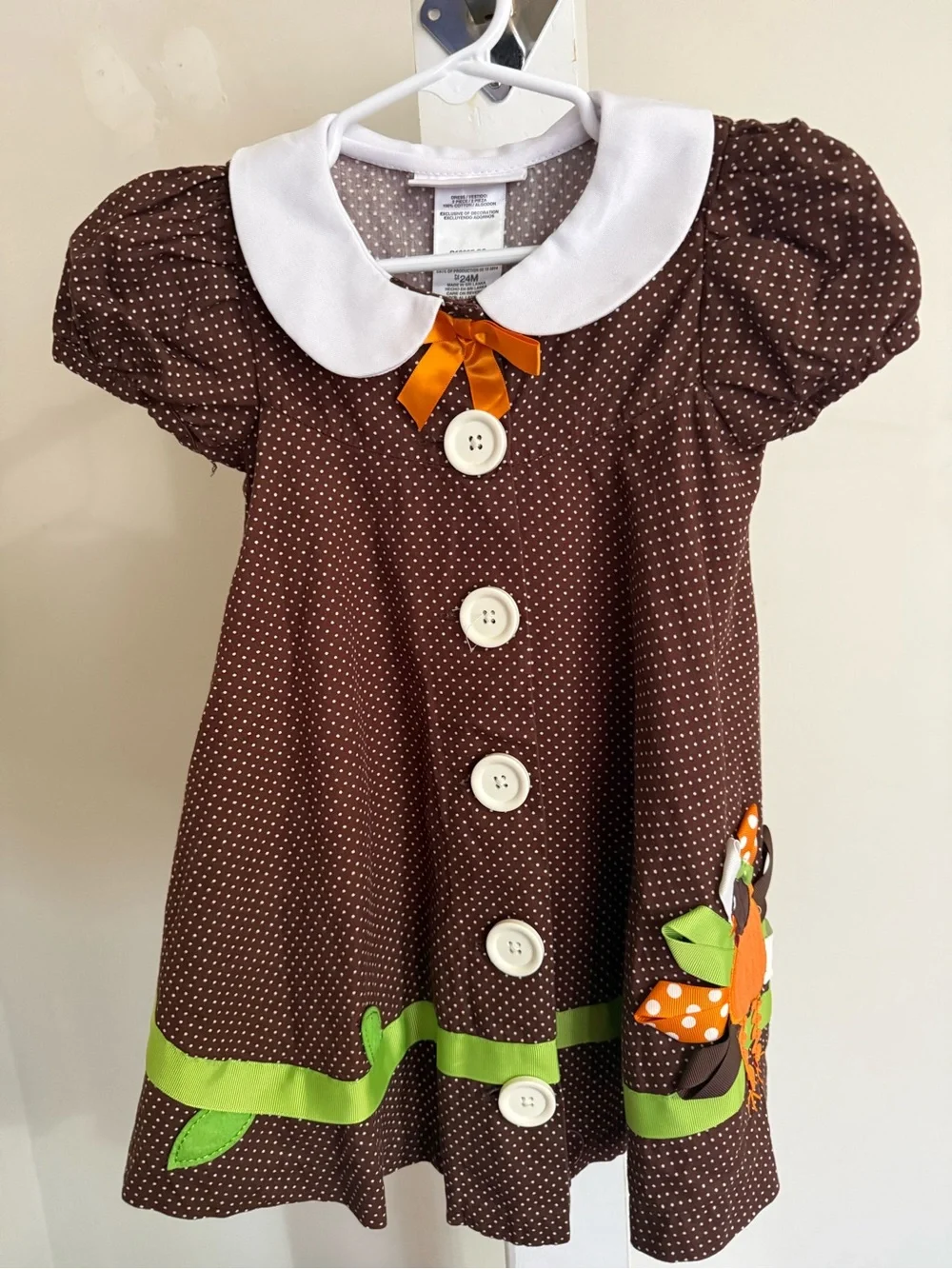 Bonnie Baby Thanksgiving Dress & Diaper Cover